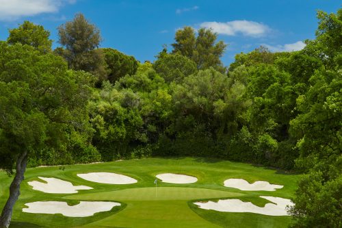 There's one way in at Valderrama Golf Course, Costa del Sol, Spain. Golf Planet Holidays.