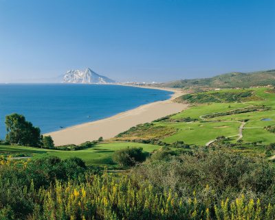 Panorama at Alcaidesa Links Golf Resort Golf Course, San Roque, Costa del Sol, Spain. Golf Planet Holidays