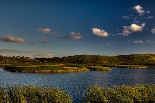 The fifth hole at Quinta do Vale, Eastern Algarve, Portugal