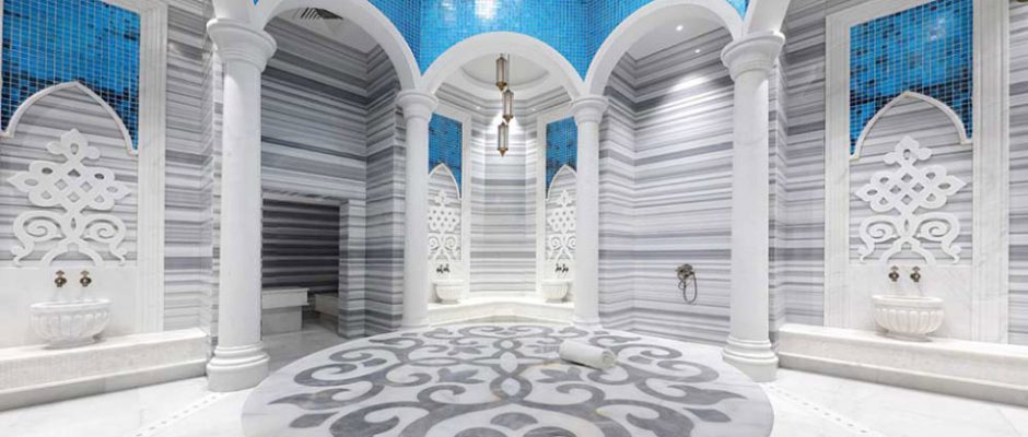 The spa at Sueno Hotel Deluxe, Belek, Turkey