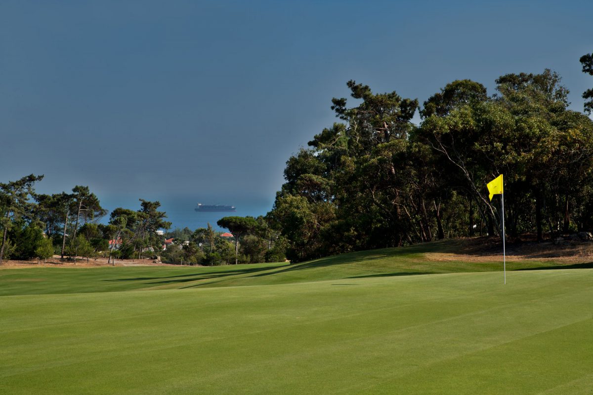 Outstanding views from Estoril Golf Club, near Lisbon, Portugal