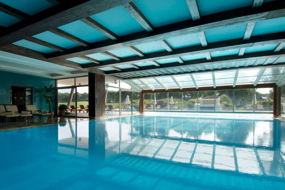 The indoor pool at Sueno Golf Hotel, Belek, Turkey