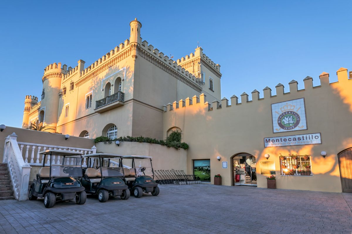 Collect your buggies and trolleys at the pro shop Montecastillo Golf Resort, Jerez, Spain