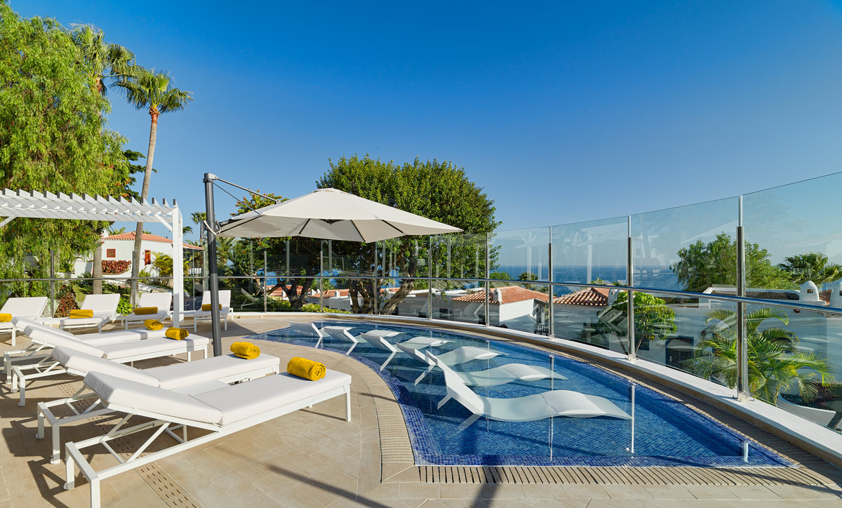 Stunning views from Hotel Jardin Tecina, La Gomera, Canary Islands