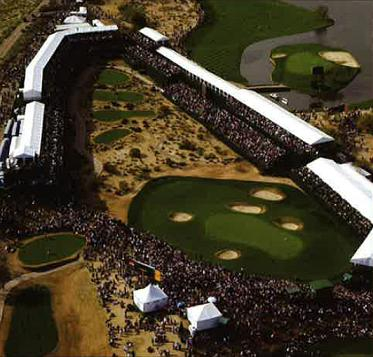 Championship golf at TPC Scottsdale, Arizona, USA., Golf Planet Holidays.