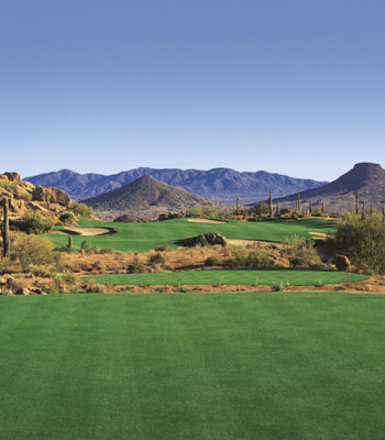 Play through the hazards at Troon North Golf Club, Scottsdale, Arizona, USA with Golf Planet Holidays