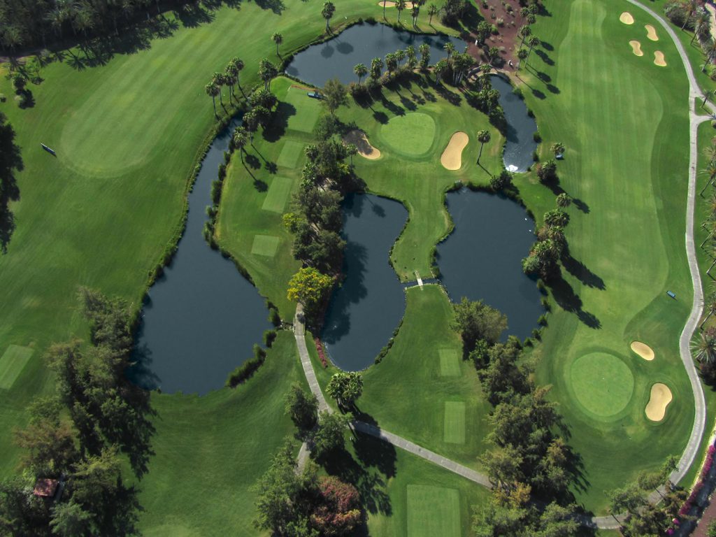 Aerial view of Las Americas Golf Course, Tenerife