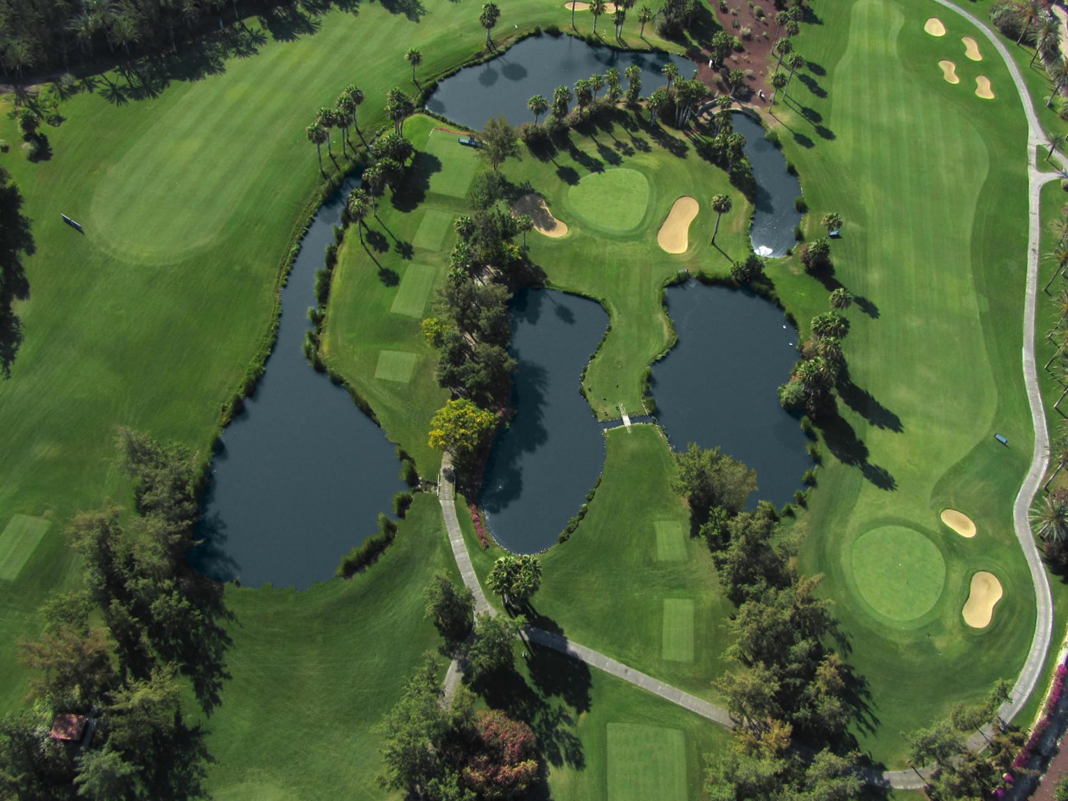 Aerial view of Las Americas Golf Course, Tenerife