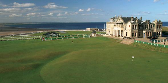 Possibly the most famous golf course in the world, The Old Course at St Andrews. Scotland