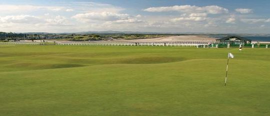 The challenge of The Old Course at St Andrews. Scotland