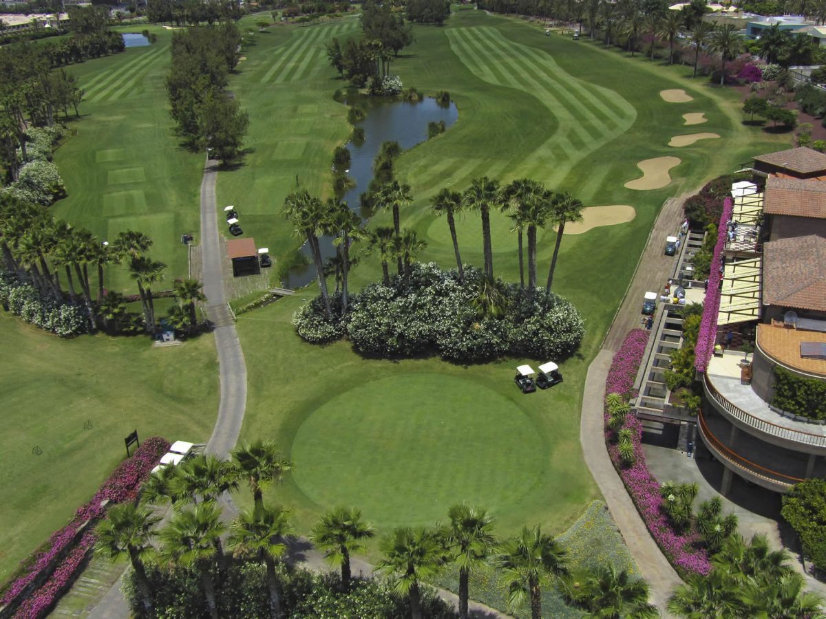 Overview of Las Americas Golf Course, Tenerife