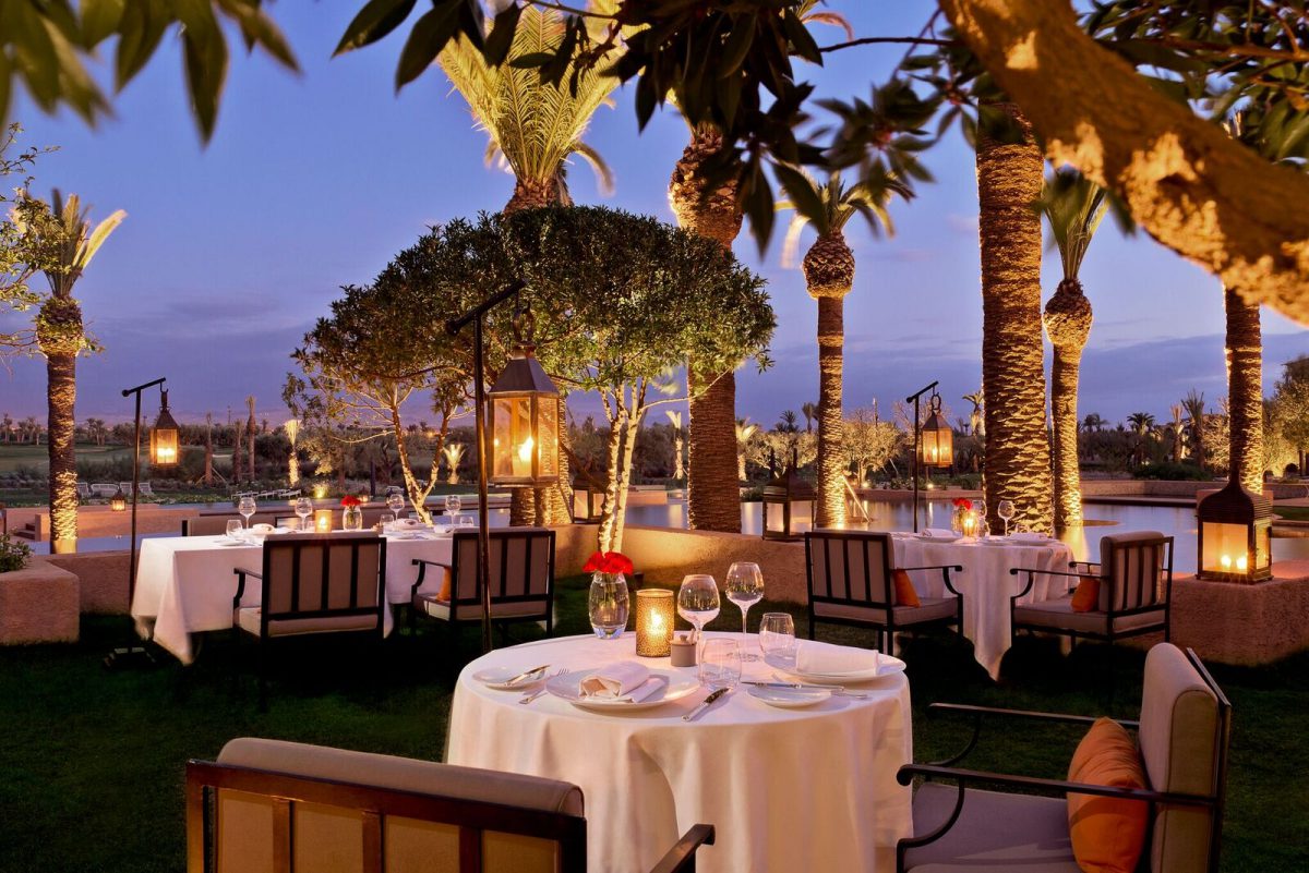 Dinner for two at Fairmont Royal Palm, Marrakech, Morocco. Golf Planet Holidays