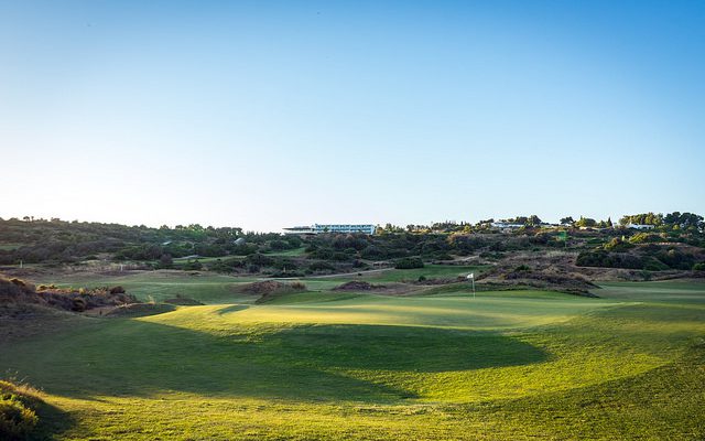 On the course at Palmares Golf course, Lagos, Portugal