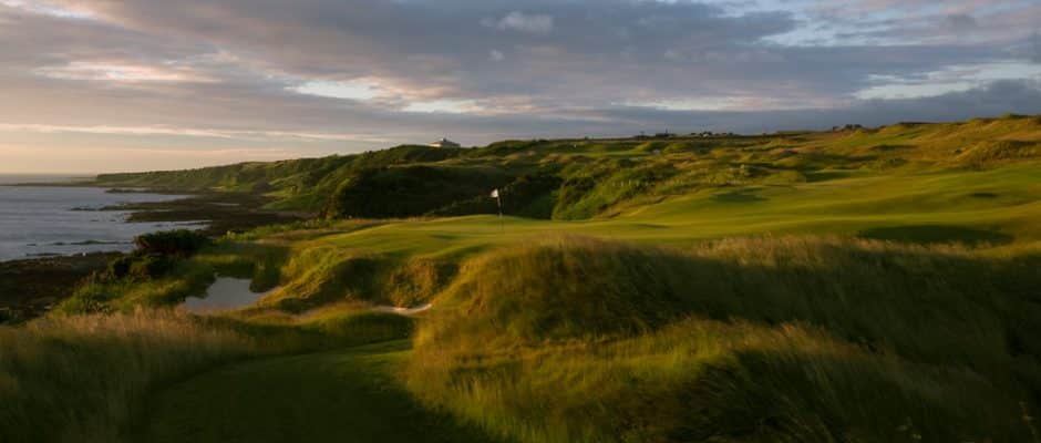 Outstanding scenery at The Castle at St Andrews Golf course, Scotland
