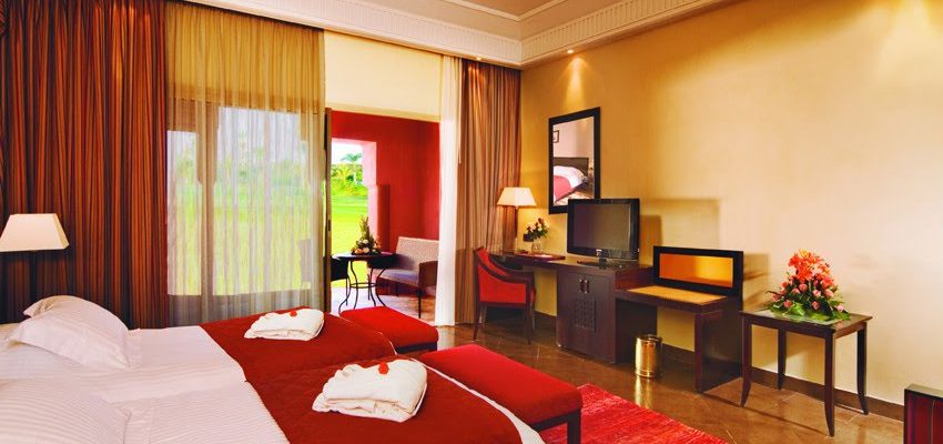 Your room at Kenzi Menara Palace, Marrakech, Morocco. Golf Planet Holidays