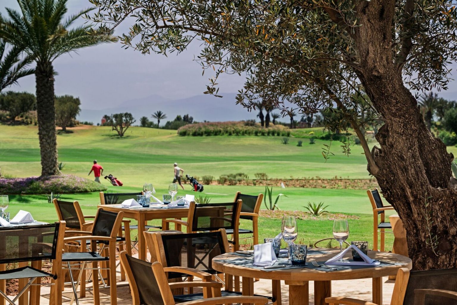 The 19th hole at Fairmont Royal Palm, Marrakech, Morocco. Golf Planet Holidays