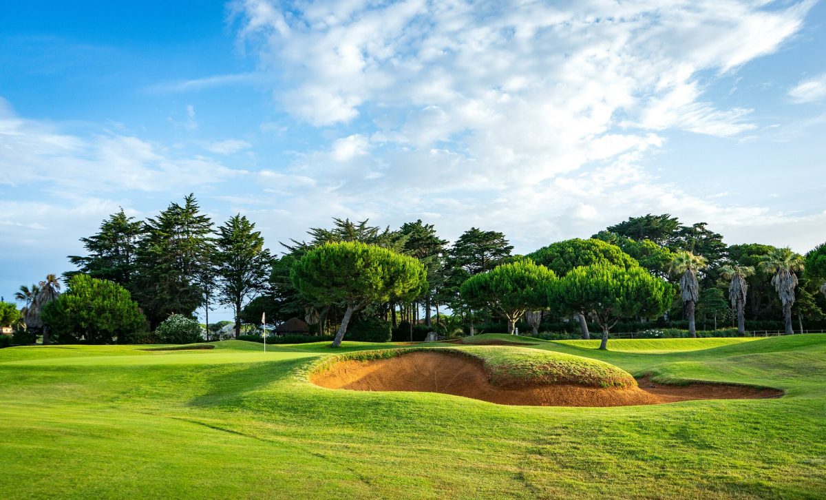 Quinta da Marinha Golf Course, Cascais, Portugal, is kept in immaculate condition
