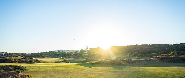 Ready for the sun on Palmares Golf course, Lagos, Portugal