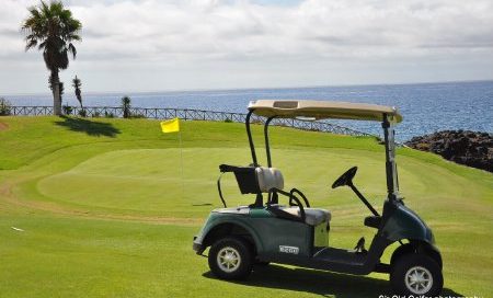 By the green at Amarilla Golf Course. Tenerife