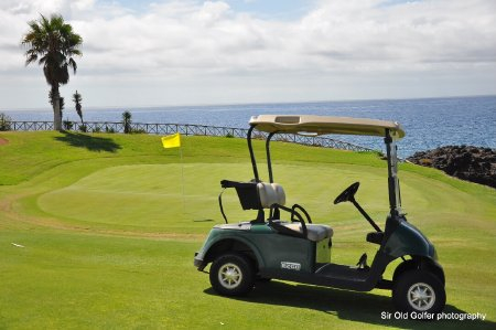 By the green at Amarilla Golf Course. Tenerife