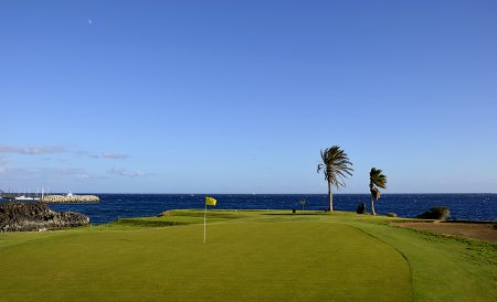Wind can affect play at Amarilla Golf Course, Tenerife