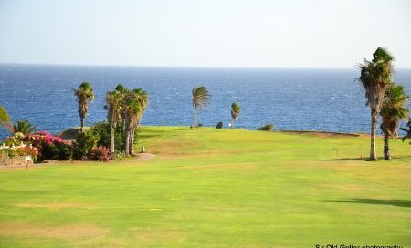 Keep to your irons on this hole at Amarilla Golf Course, Tenerife
