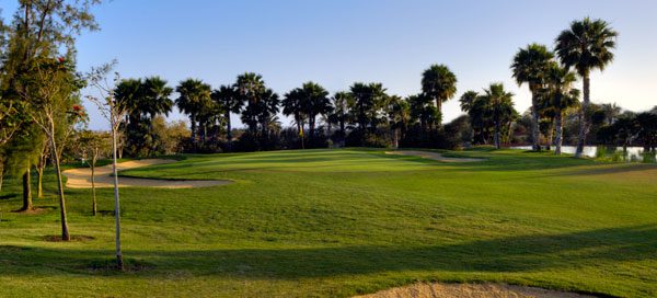 View from the green at Las Americas Golf Course, Tenerife