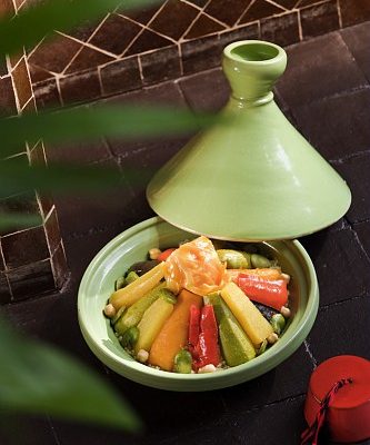 Tagine delights at Hotel and Ryads Barriere Le Naoura, Marrakech, Morocco