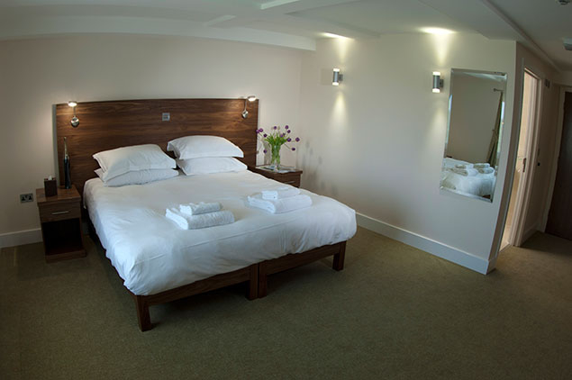 Your bedroom at The Lodge at Prince's Hotel, Kent, England. Golf Planet Holidays