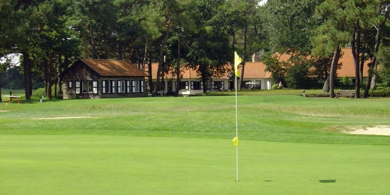 The clubhouse at Royal Zoute Golf Club, near Bruges, Belgium