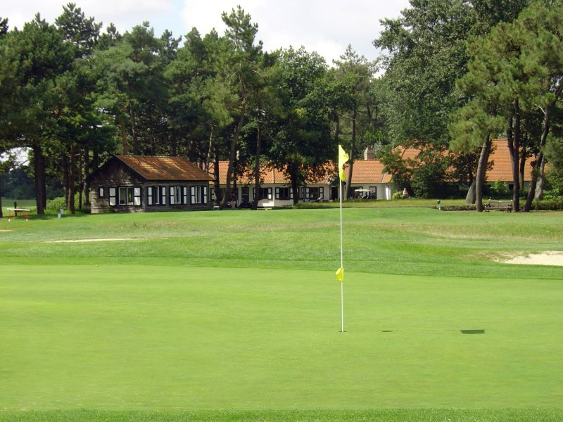 The clubhouse at Royal Zoute Golf Club, near Bruges, Belgium