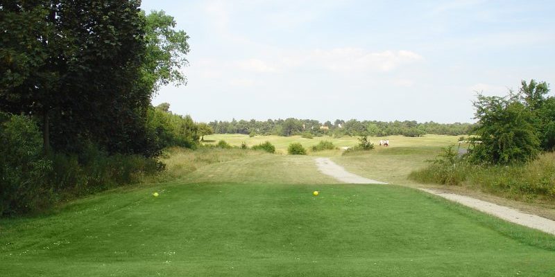 Ready to play at Royal Zoute golf club, near Bruges, Belgium