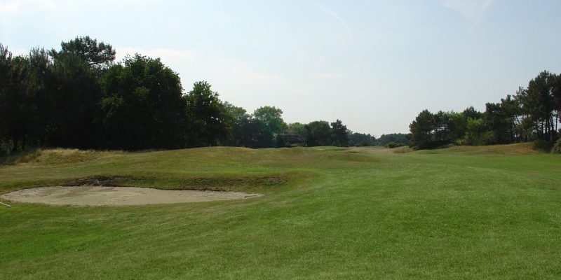 Traditional links at Royal Zoute Golf Club, near Bruges, Belgium