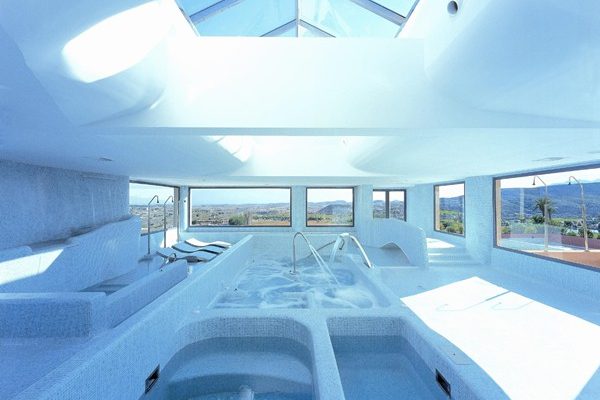 In the spa at Hotel Valle del Este, Murcia, Spain