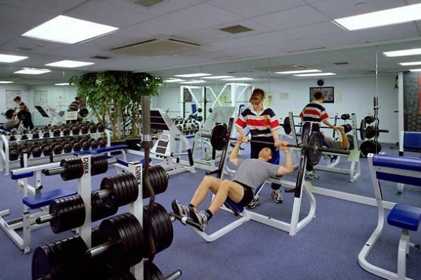 The gym at Marriott Forest of Arden Hotel & Country Club Hotel, near Birmingham, England. Golf Planet Holidays