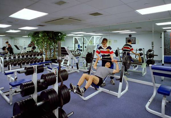 The gym at Marriott Forest of Arden Hotel & Country Club Hotel, near Birmingham, England. Golf Planet Holidays