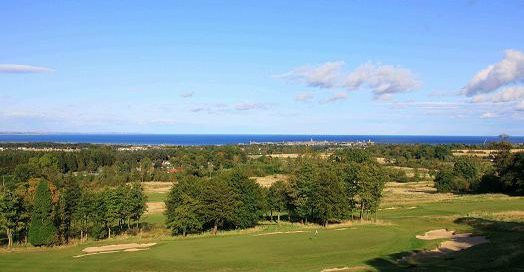 Clear skies from The Dukes at St Andrews Golf Course, Scotland