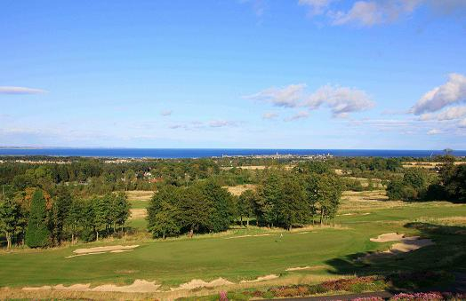 Clear skies from The Dukes at St Andrews Golf Course, Scotland