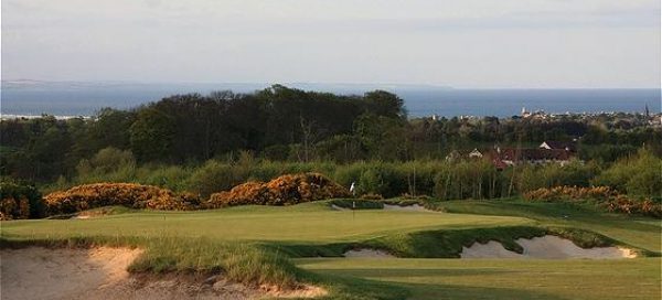 Sea views from The Dukes at St Andrews Golf Course, Scotland