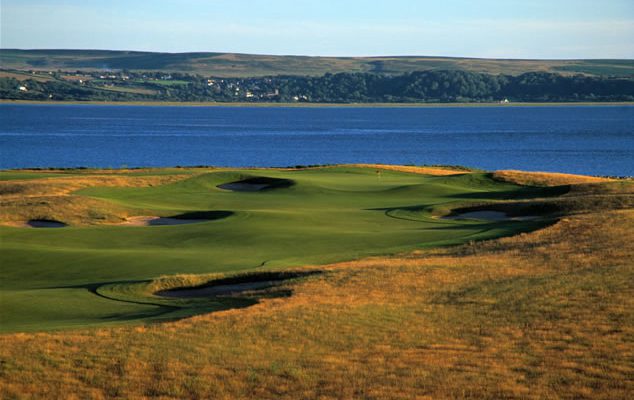 Views over the bay at Southerndown Golf Club Golf Course, Bridgend, Wales. Golf Planet Holidays