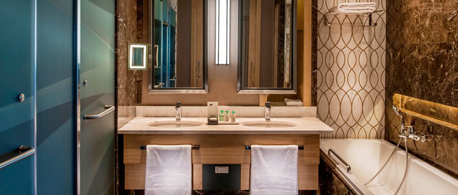Bathroom at Regnum Carya Golf and Spa Resort, Belek, Turkey. Golf Planet Holidays