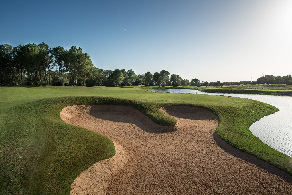 Leave this bunker as manicured as you found it at T Golf and Country Club, Palma, Mallorca