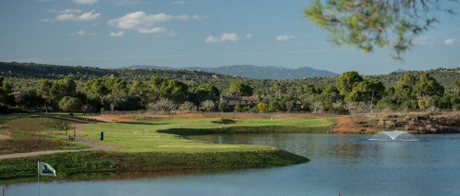 Testing par three on T Golf and Country Club golf course, Palma, Mallorca