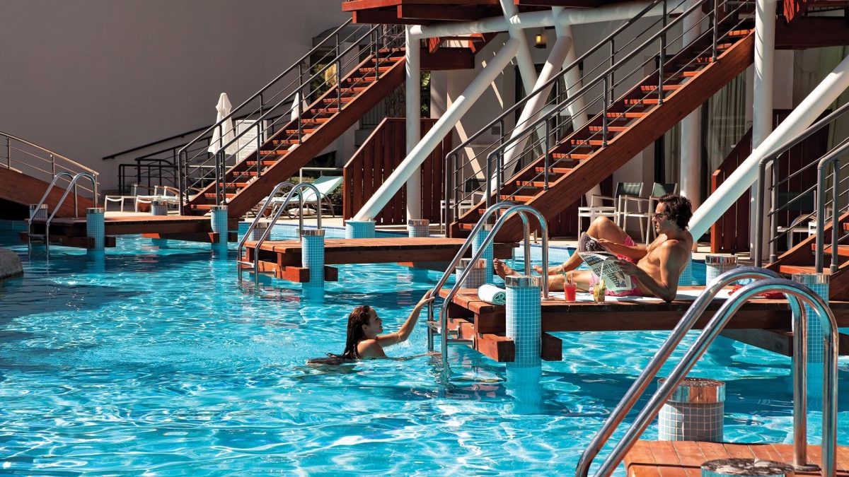 Your own pool ladder at Cornelia De Luxe Resort, Belek, Turkey