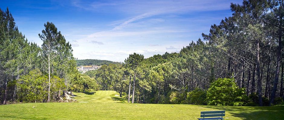 Take a moment to enjoy the view at Penha Longa Golf Club, near Lisbon, Portugal
