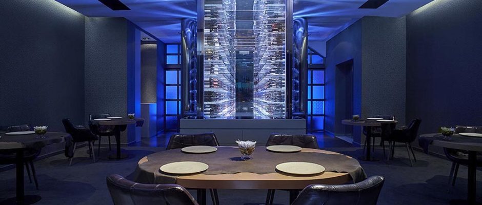 Beautiful restaurant at Penha Longa Resort, near Lisbon, Portugal