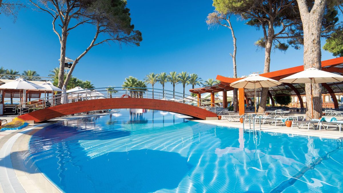 Relax by the pool at Cornelia De Luxe Resort, Belek, Turkey