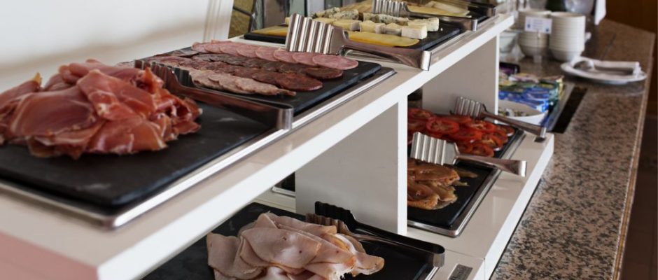 Breakfast at Aigua Blava Hotel, Costa Brava, Spain