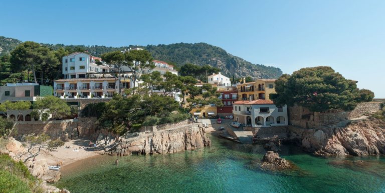 The cove at Aigua Blava hotel, Costa Brava, Spain
