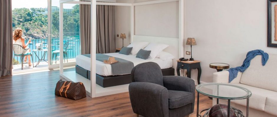 Watch the world go by from your balcony at Aigua Blava hotel, Costa Brava, Spain